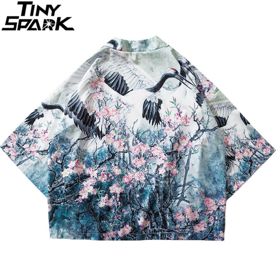 Birdy Forest Poly-cotton Cropped Kimono H265ca4ffc3124917ade5a81ff29f109dS eb917440