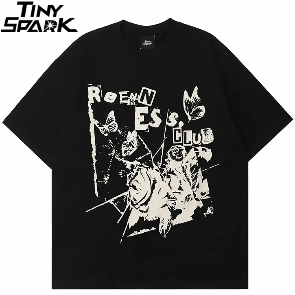 Rose Butterfly Graphic T-Shirt S1495164344c64de28d33e8550f7dabd8Q ebf8bf2c