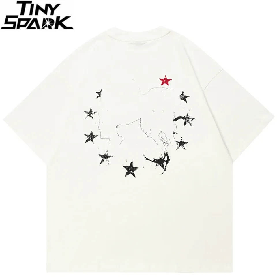 Red Star Cat Graphic T-Shirt Sbde70d4ba87a46eb9f6e9df421bee906s ece2fb6a