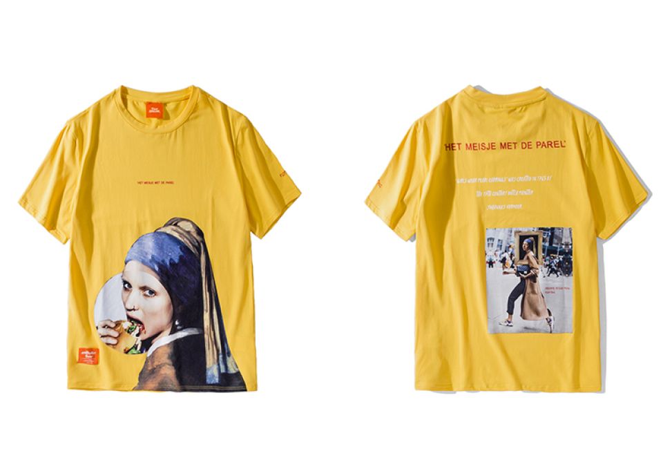 The 'Quirky' Girl With The Pearl Earring Tee HTB1kw3BLNTpK1RjSZFKq6y2wXXal ed733a6d