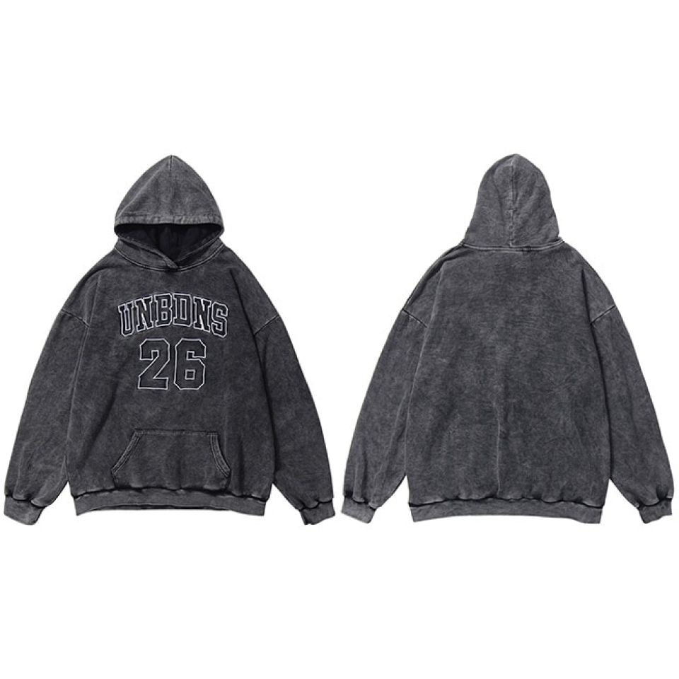 Acid Washed Oversized Sweatshirt