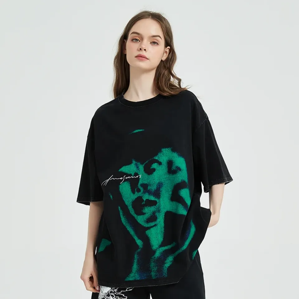 Oversized Soulmate Shadow Graphic T-shirt 3 Oversized Soulmate Shadow Graphic T-shirt S21106057c3d34256aa23017c9ca925ceC ee3883e4