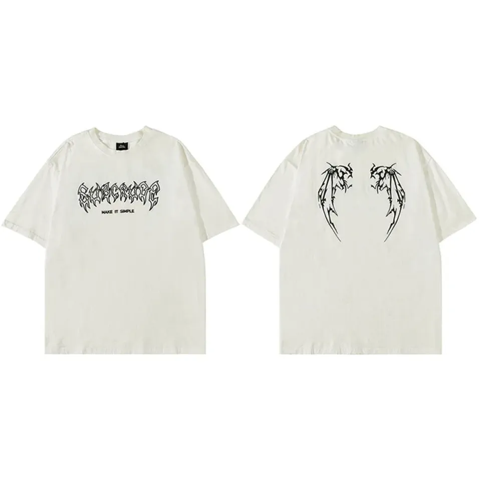 Devil Wings Skeleton Graphic T-Shirt S3208d71112244c4b9d437435a2c38bact eff7d11d