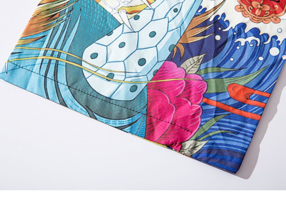 Scaly Dragons Poly-cotton Cropped Kimono H51a4c106354547aab52264386325e791a f15b43fd