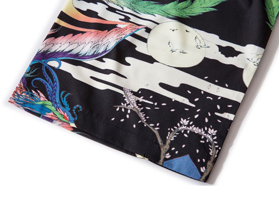 Colorful Kingfisher Poly-cotton Kimono H86d1042471cf4ad2bd1ba9a187d0781eT f5039edd