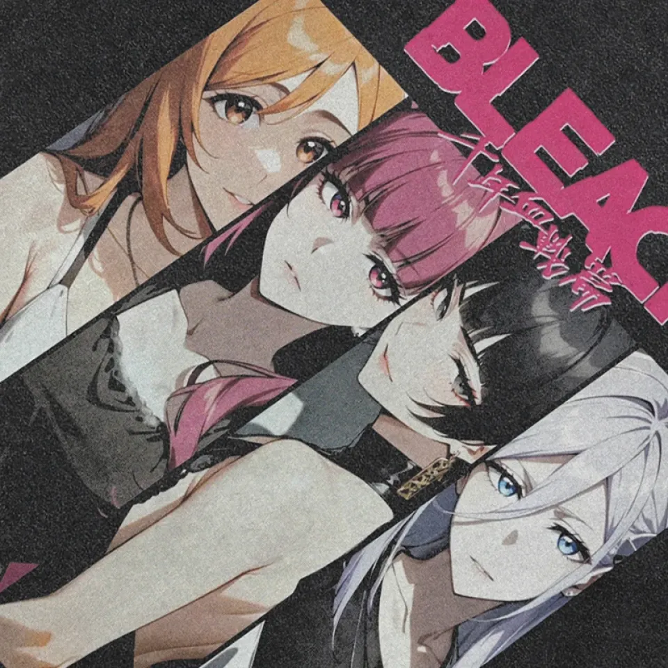 Bleach Anime Girls Graphic T-Shirt S3b0c63983f694890875117b89795030bc f607dca1