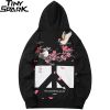 Cherry Blossom Peace Sign Sweatshirt Hoodie