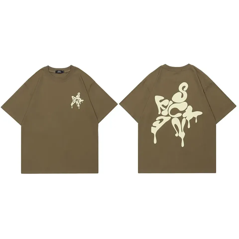 Melting Letter Star Graphic T-Shirt 9 Melting Letter Star Graphic T-Shirt Sd3ffebe83f7e4bc28350151e451284c2d f79c7299