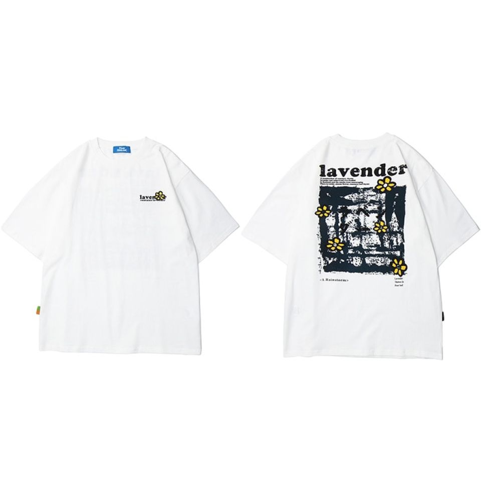 Lavendar Floral Sketch Graphic T-Shirt H2f8ce99d689b4b8499e476a575b2a538H f9842037