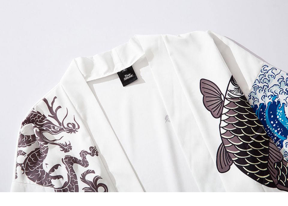 Fish Scales And Ocean Wave Japanese Kimono Ha7926fdcd34b445392cc5f5feaf1e9027 fae81853