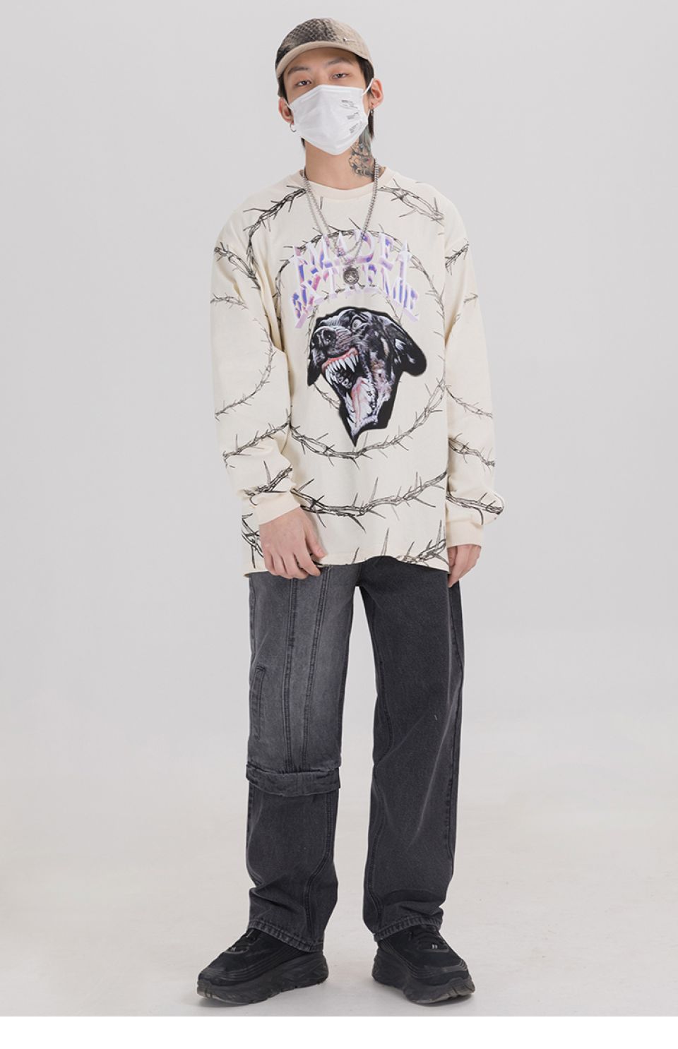 Made Extreme Sweatshirt: Fearless Attire H27538cd850bc4d05ae7572bffc860b23f fb1b6fc9