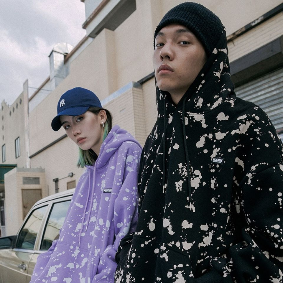 Splashed Hooded Pullover H845aa3b308244600b8cc9ef7d0940c30v fb5c605c