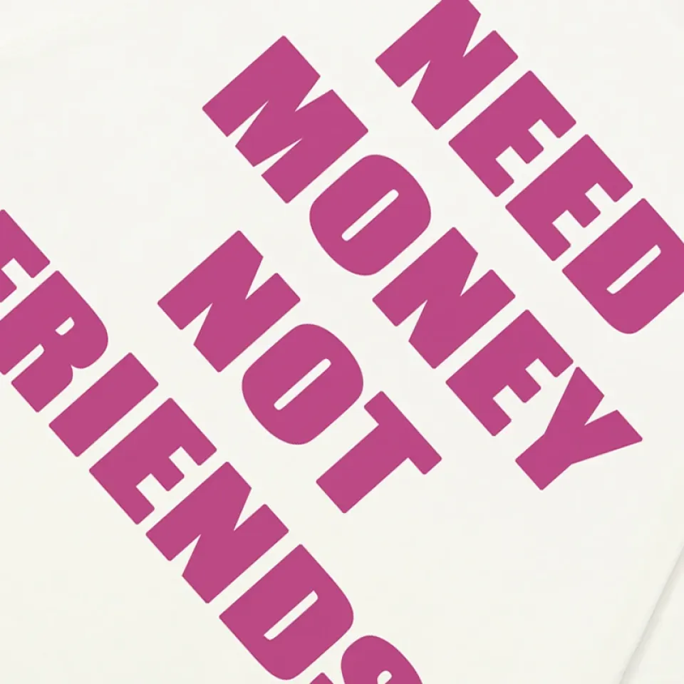 Money Over Friends Statement T-Shirt S071d263c8bf6488f945457568b8ccce5k fc4a55b9