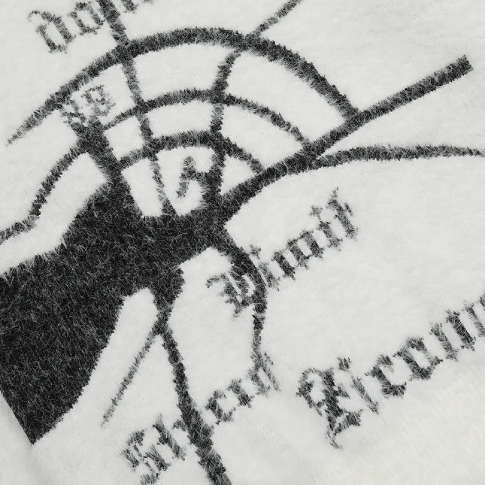 Furry Spider Graphic Sweater Sc12f7bda96a848a58dca8a37c00afb39s fdddb98d