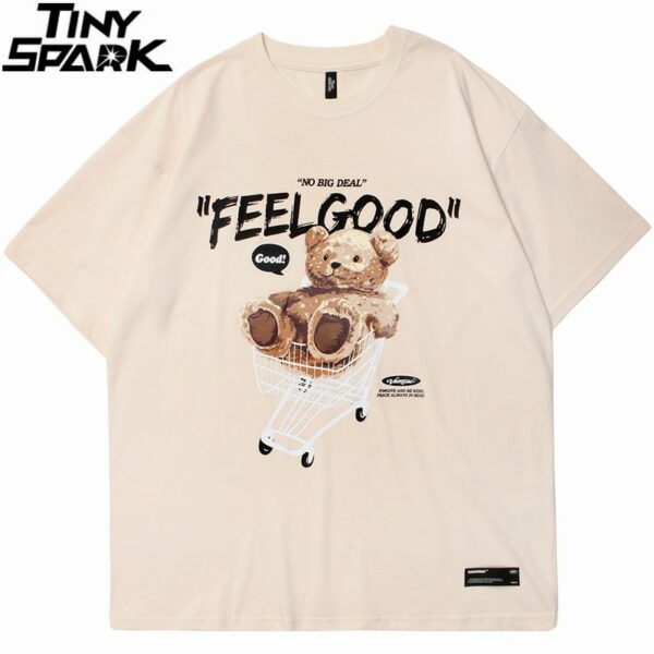 Feel Good Teddy Graphic T-Shirt