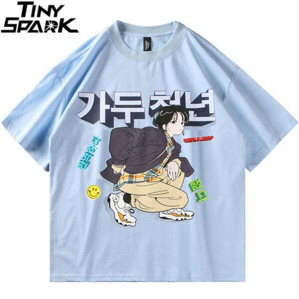 Cool Anime Boy Graphic T-Shirt