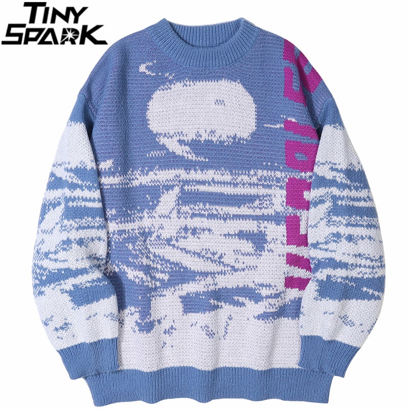 Abstract Sunrise Pullover - Tiny Spark