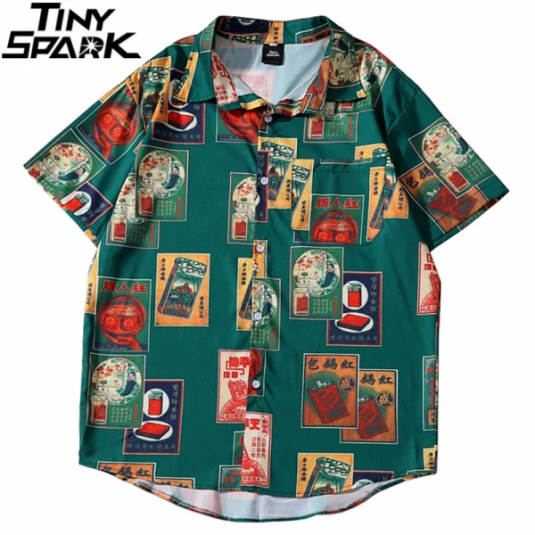 Retro Cigarette Hawaiian Shirt