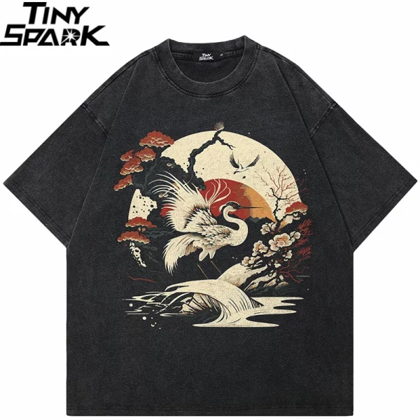 Retro Streetwear Japanese Harajuku Graphic T-Shirt