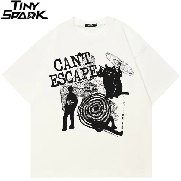 Black Cat Graphic T-Shirt