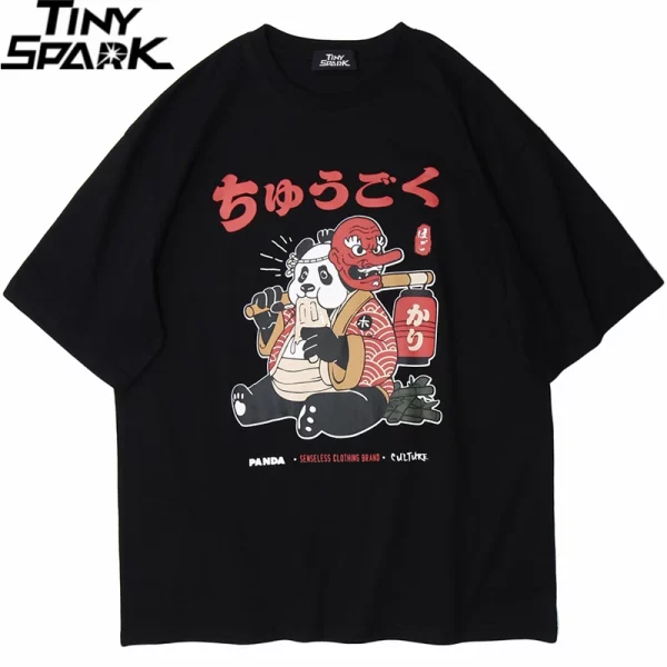 Fat Panda Samurai Streetwear Tee