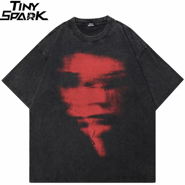 Blurry Faces Graphic T-Shirt