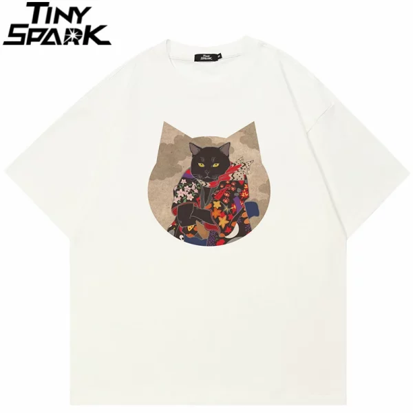 Japanese Ukiyoe Cat T-Shirt