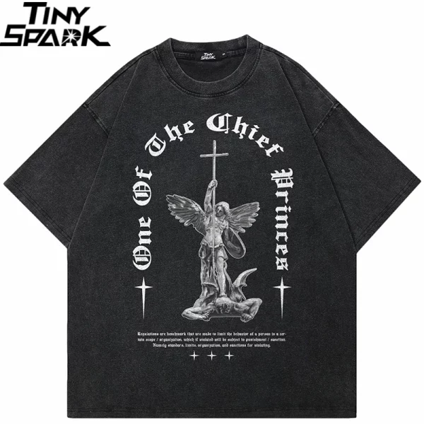 Retro Cross Statue T-Shirt