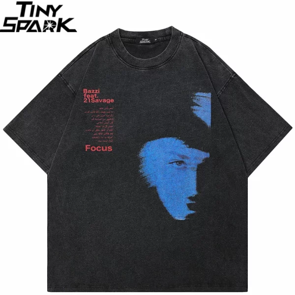 Oversized Face Shadow T-Shirt