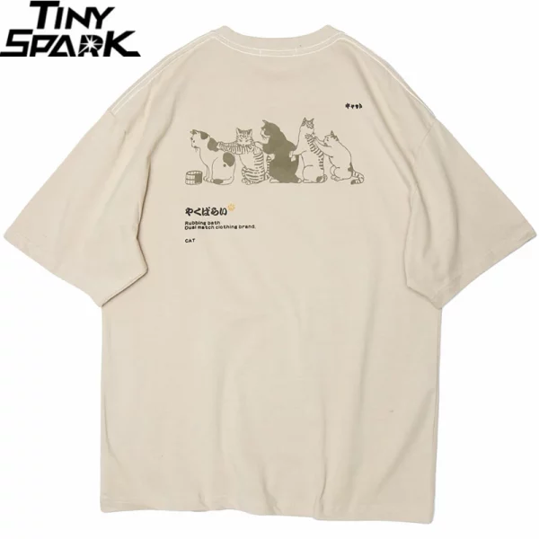 Japanese Kanji Funny Cat Tee