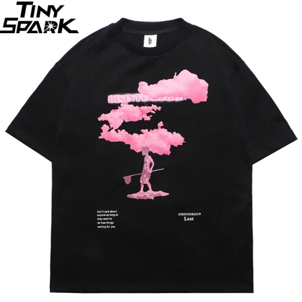 Pink Cloud Hip Hop T-Shirt