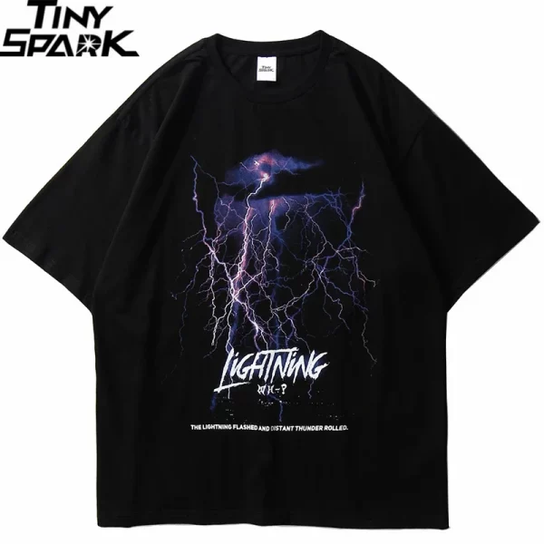 Thunder Lightning Graphic T-Shirt