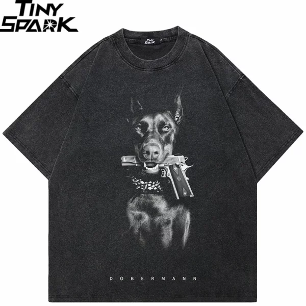 Vintage Doberman Graphic T-Shirt