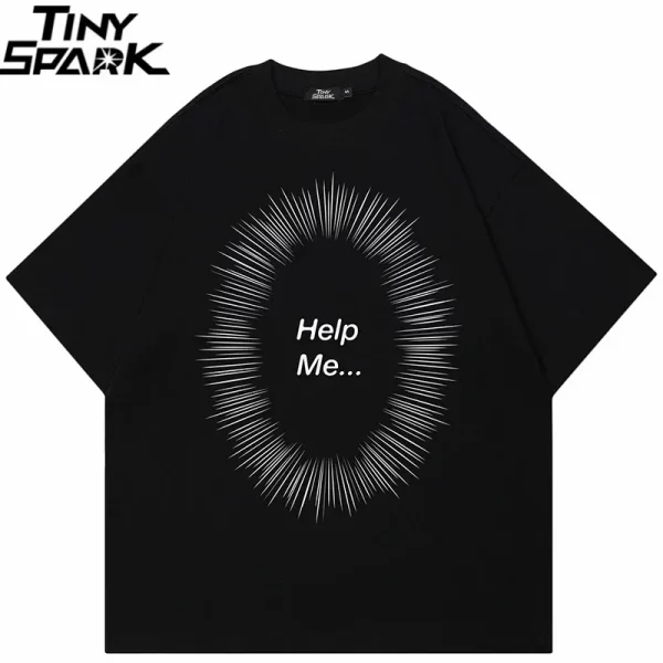Bold Help Me Graphic T-Shirt