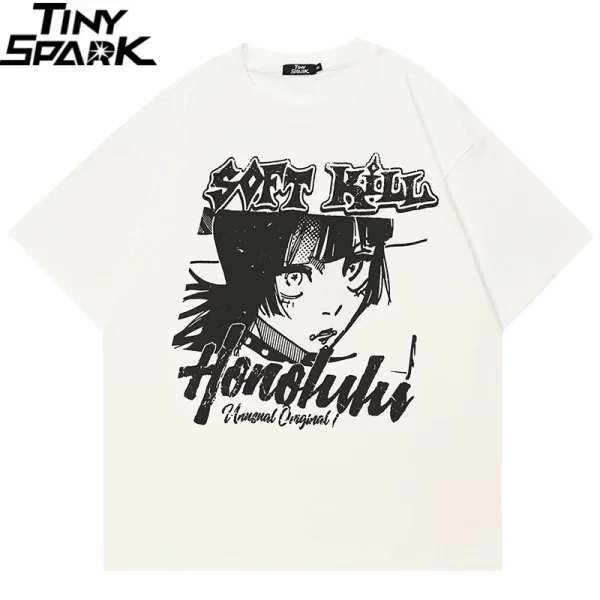 Anime Graphic Streetwear T-Shirt