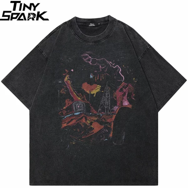 Vintage Graffiti Graphic T-Shirt