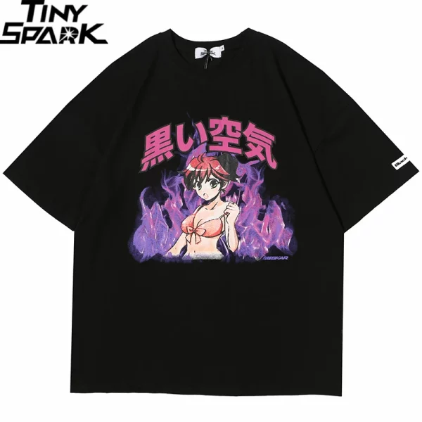 Japanese Cartoon Girl T-Shirt