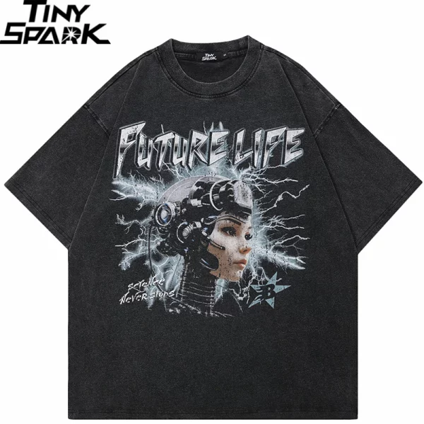 Human Robot Graphic Tee