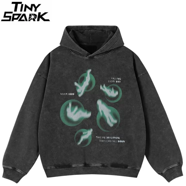 Stylish Falling Bubbles Hoodie