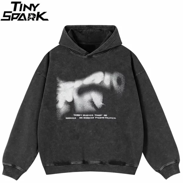 Twistred Letters Hoodie