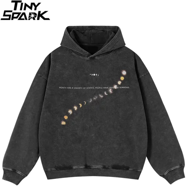 Moon Graphic Hoodie