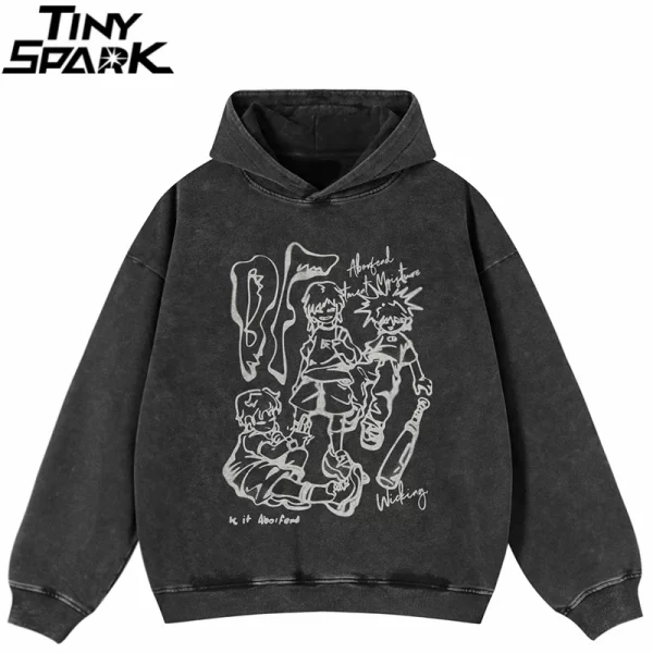 Oversized Anime Hoodie