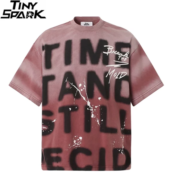 Faded Colors Gradient T Shirt