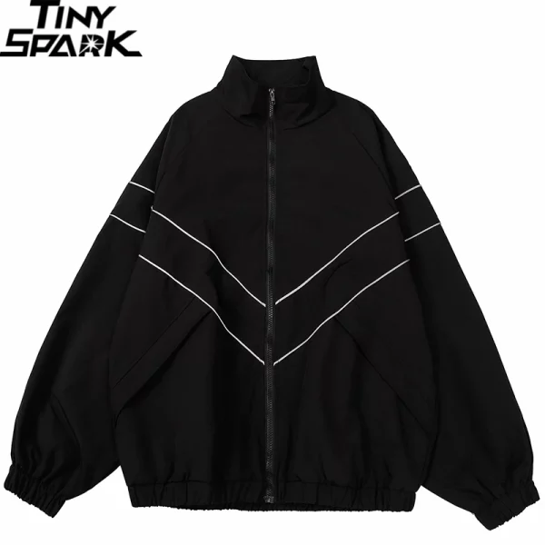 Reflective Striped Jacket