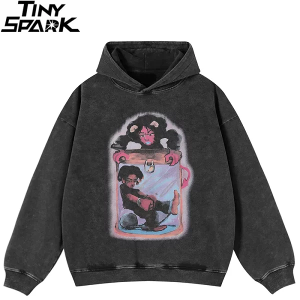 Funny Cartoon Graphic Hoodie