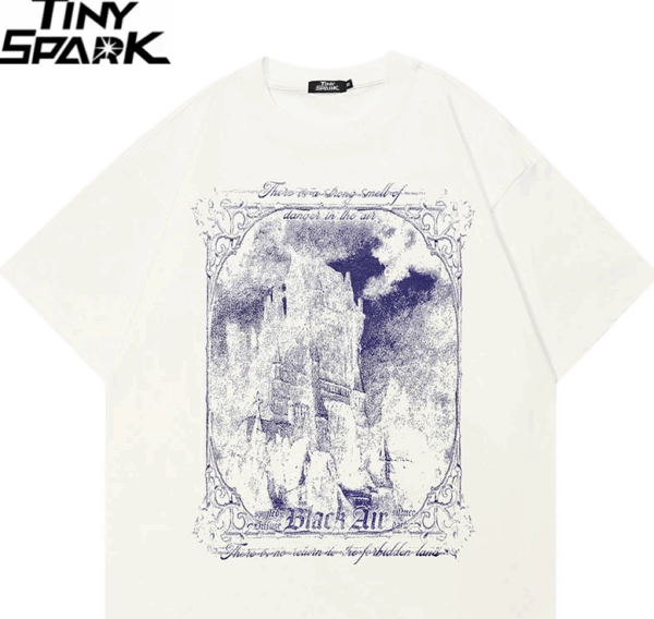 Scary Castle Graphic Tshirt