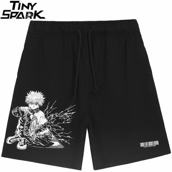 Hip Hop Anime Harajuku Japanese Cartoon Jogger Shorts