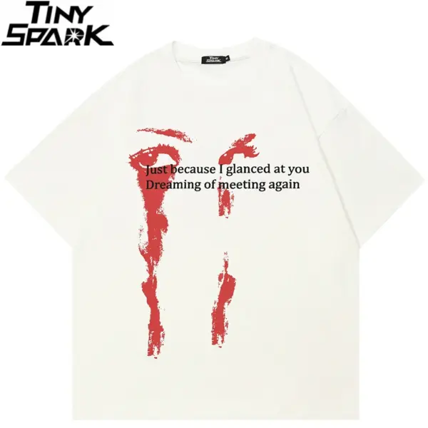 Abstract Eyes Graphic T-Shirt