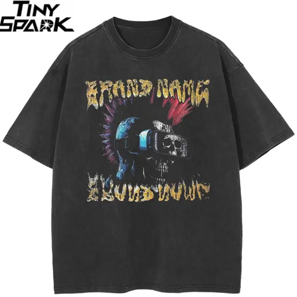 Vintage Skull Graphic T-Shirt