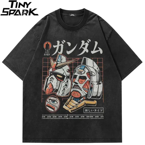 Gundam Mecha Graphic T-Shirt